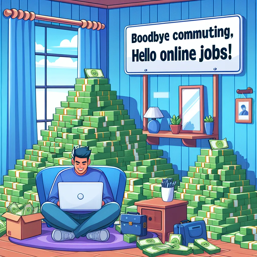 Discover How to Earn $1000s From the Comfort of Your Home – Say Goodbye to Commuting and Hello to Online Jobs Today!